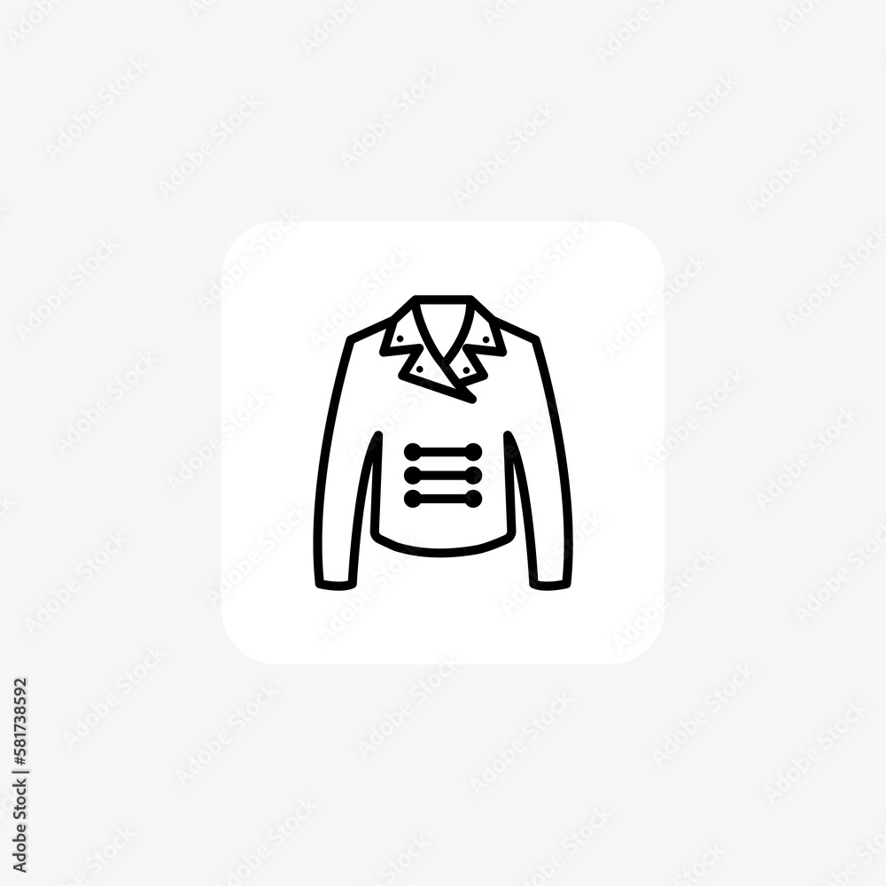 Clothes, fashion fully editable vector icon
Clothes, fashion fully editable vector icon
