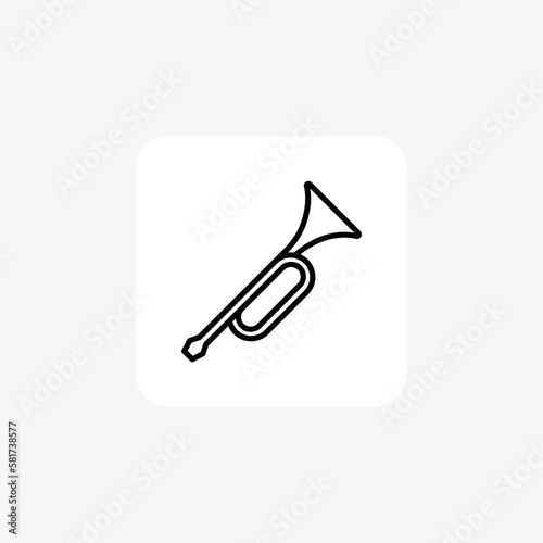 Sound, loud fully editable vector icon

