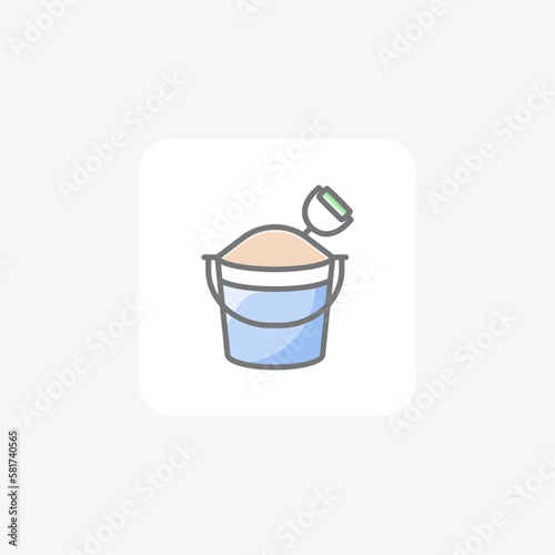 Bucket Beech icon fully editable vector icon

