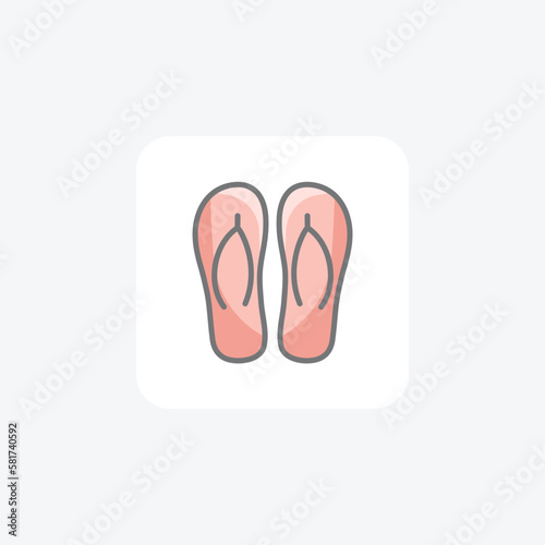 Casual outfit fully editable vector icon

