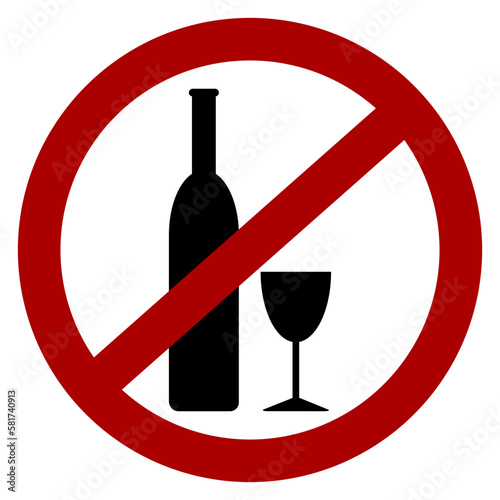 No alcoholic drink icon