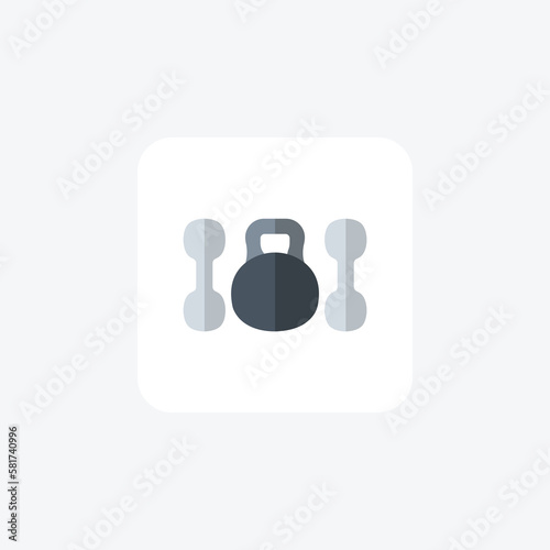 gym and weight lose fully editable vector icon

