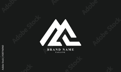 MEC, ME, EM, Abstract initial monogram letter alphabet logo design