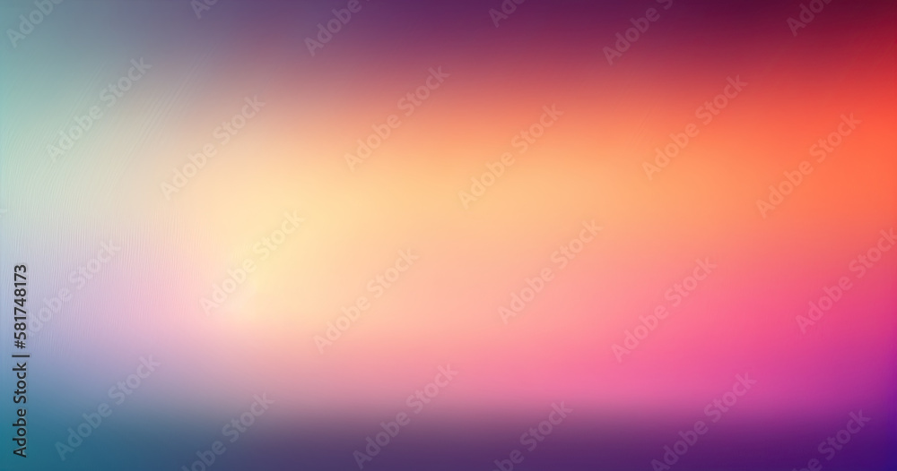 background with multicolored gradient with texture. Generative AI illustration