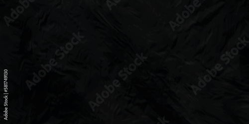 Black paper texture . Dark black wrinkled paper texture. Black crumpled paper texture . black crumpled and top view textures can be used for background of text or any contents . © armans