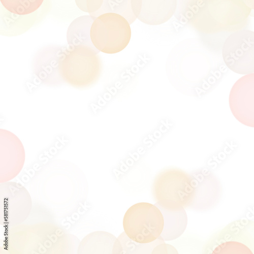 Bokeh effect transparent background, light effect