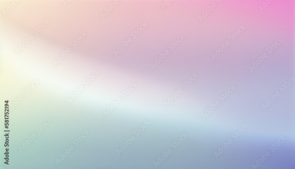 pastel background with multicolored gradient. Generative AI illustration
