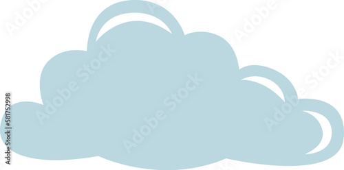 Cloud Weather design element