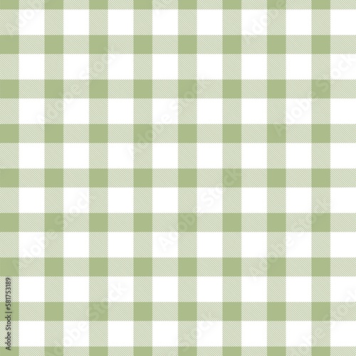 Gingham seamless pattern, green and white Can be used to decorate fashion clothes. Bedding sets, curtains, tablecloths, notebooks