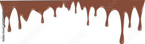 Melting Chocolate illustration, melted chocolate