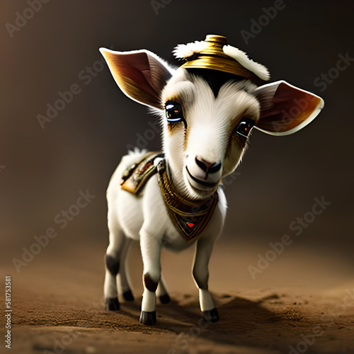 Obraz na płótnie goat w salonie