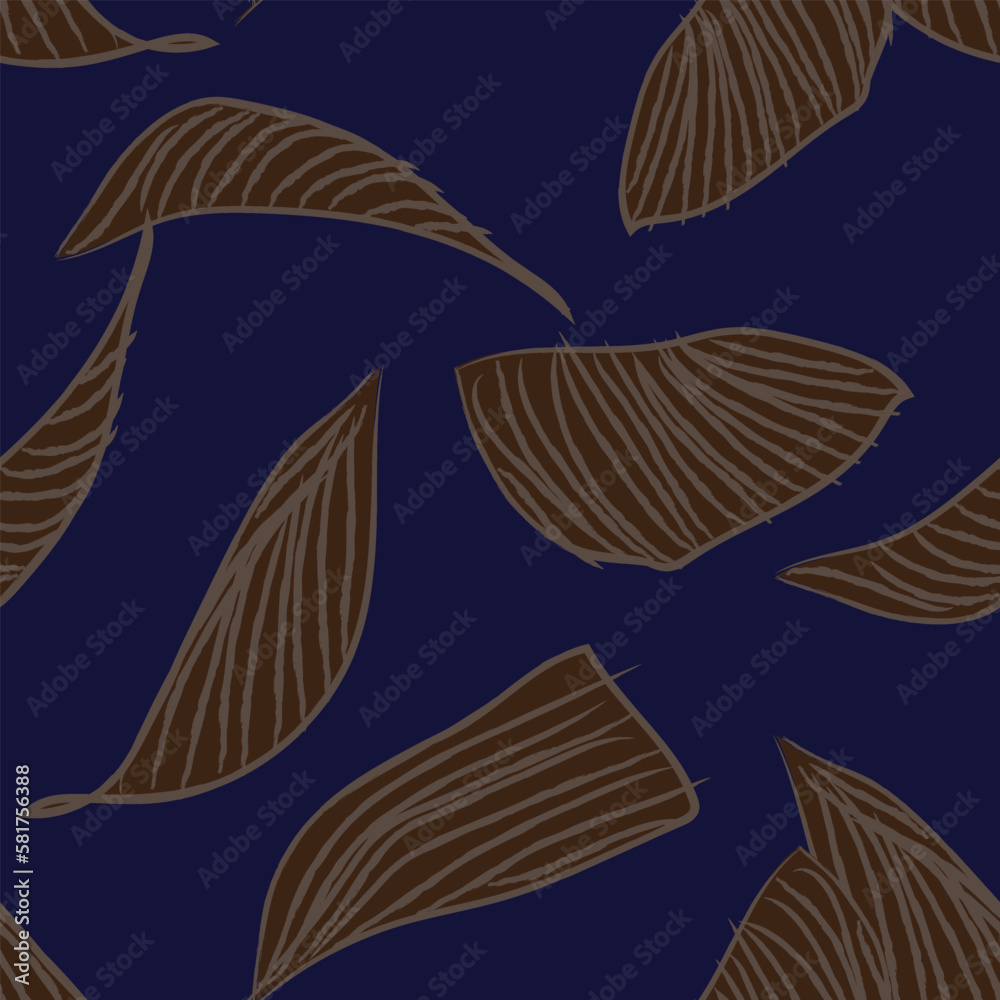 Obraz premium Tropical Leaf Seamless Pattern Design