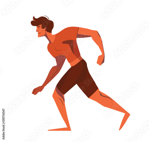 running person vector