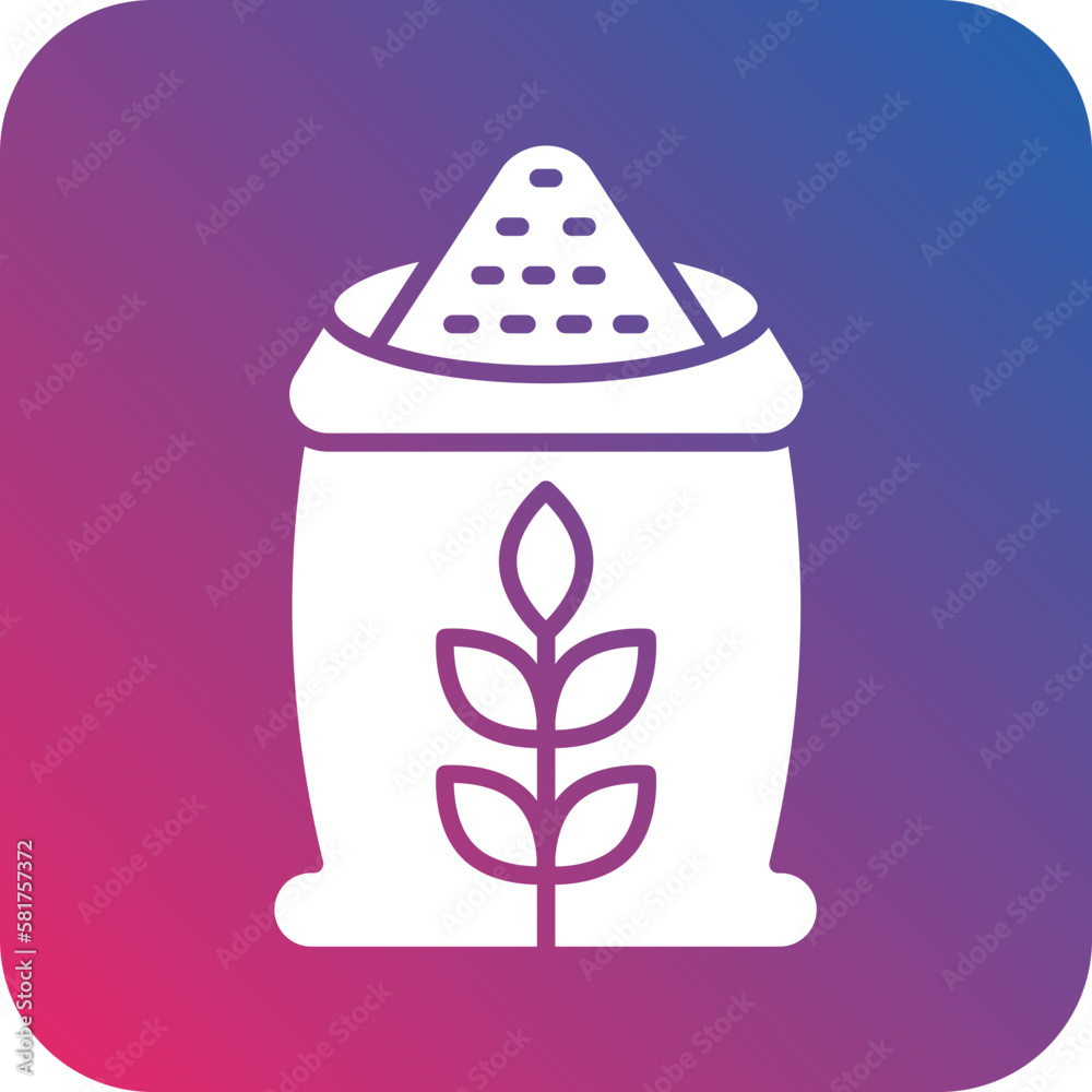 Vector Design Flour Icon Style Vector Design Flour Icon Style