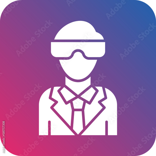 Vector Design Virtual Reality Icon Style