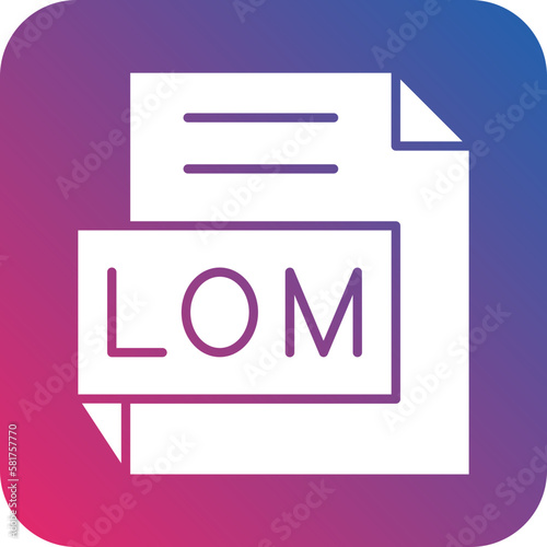 Vector Design LOM Icon Style