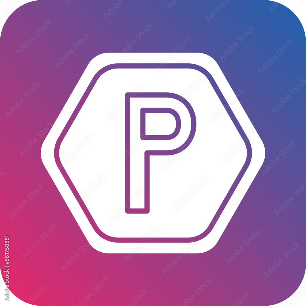Vector Design Parking Icon Style Vector Design Parking Icon Style