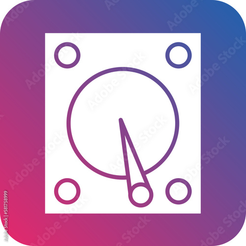 Vector Design Hard Disk Icon Style
