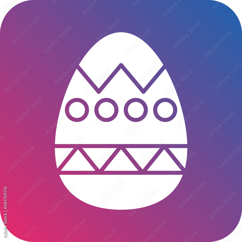 Vector Design Easter Egg Icon Style Vector Design Easter Egg Icon Style