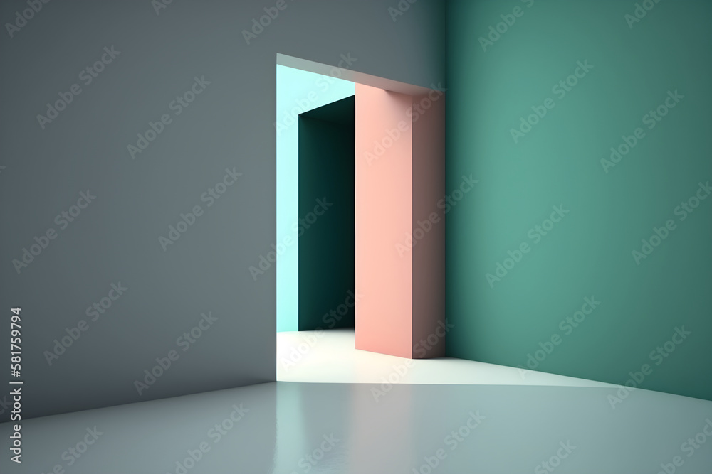 Minimal color: A variation of minimalism, background. Generative Ai Minimal color: A variation of minimalism, background. Generative Ai