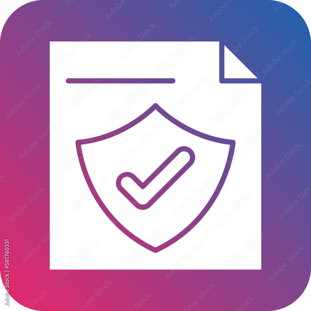 Vector Design File Protection Icon Style Vector Design File Protection Icon Style