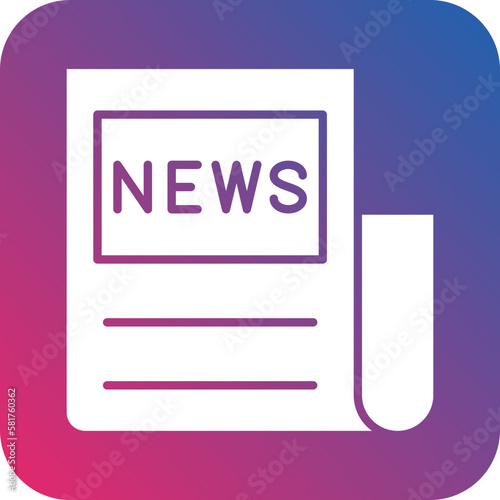 Vector Design News Banner Icon Style