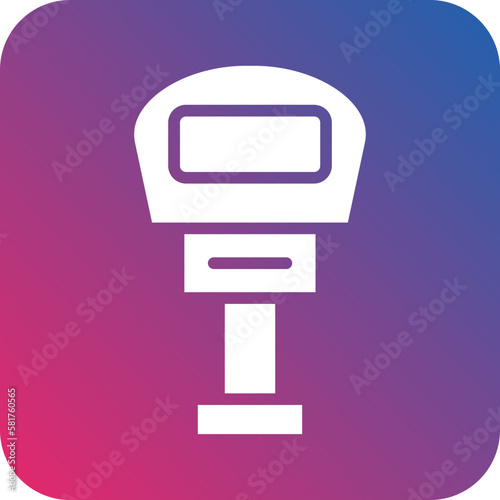 Vector Design Parking Meter Icon Style