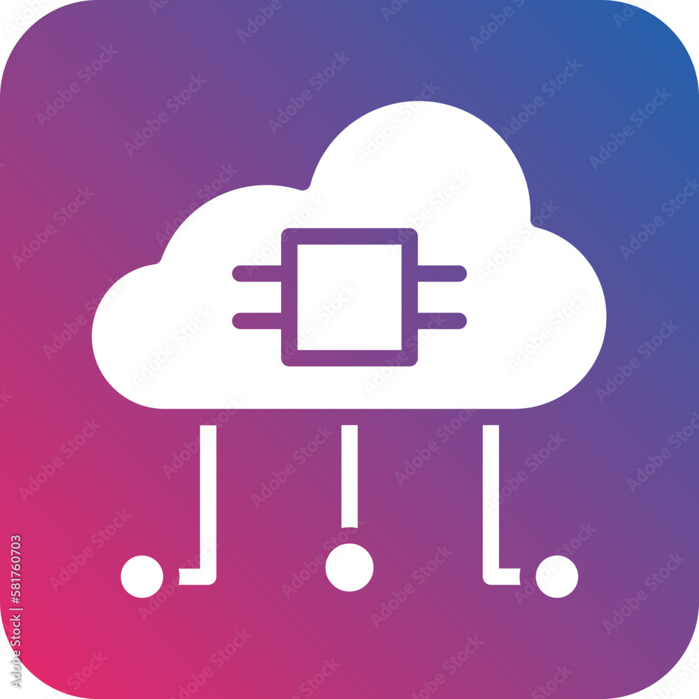 Vector Design Cloud Computing Icon Style Vector Design Cloud Computing Icon Style