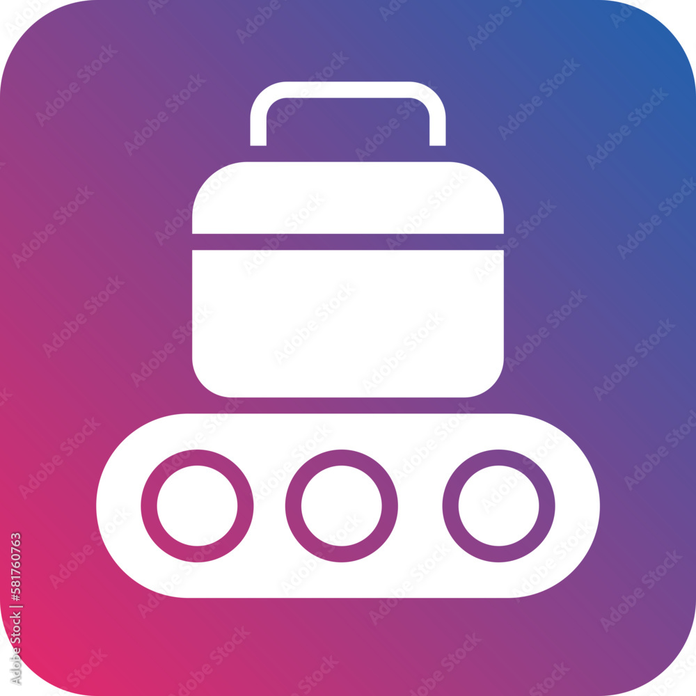 Vector Design Luggage Conveyor Icon Style Vector Design Luggage Conveyor Icon Style