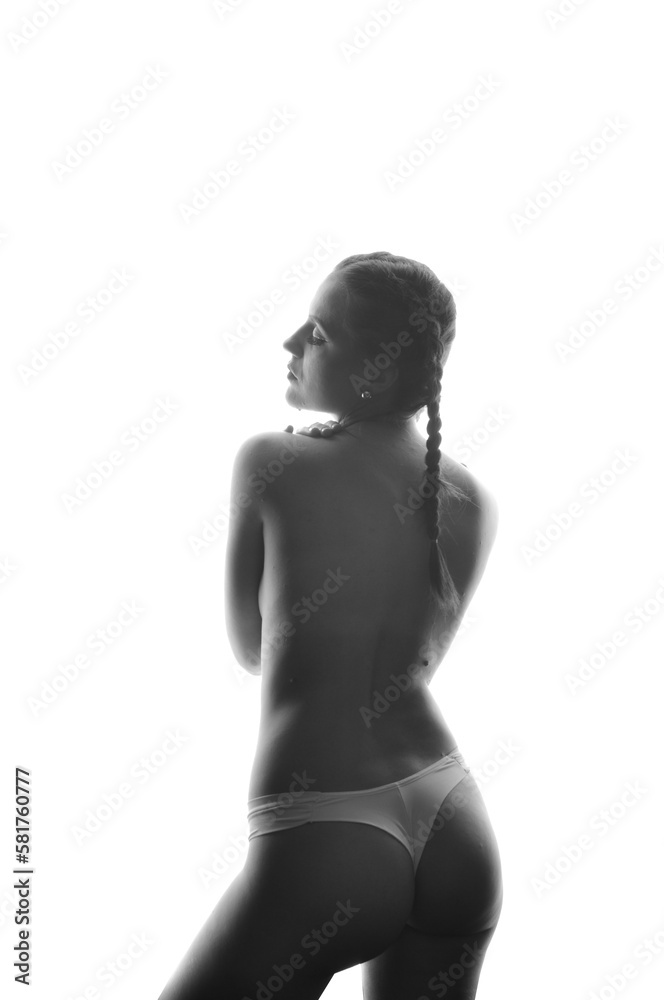 bela mulher sexy de lingerie casual bela mulher sexy de lingerie casual