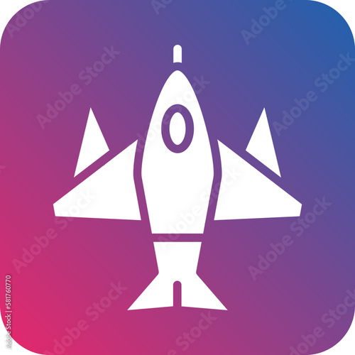 Vector Design Jet Icon Style