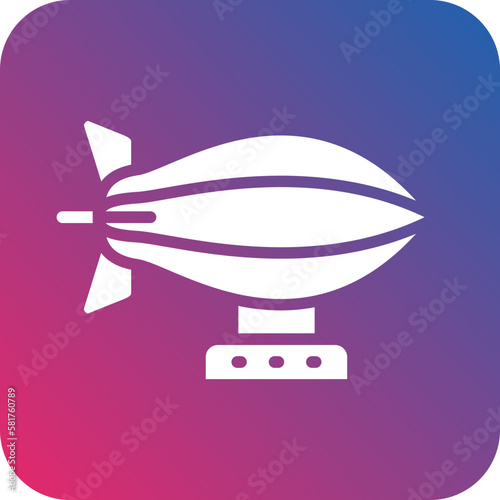 Vector Design Zeppelin Icon Style