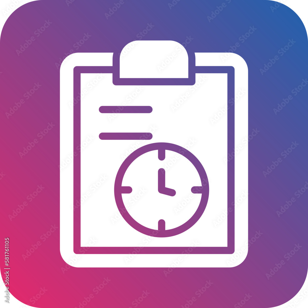 Vector Design Tasks Schedule Icon Style Vector Design Tasks Schedule Icon Style