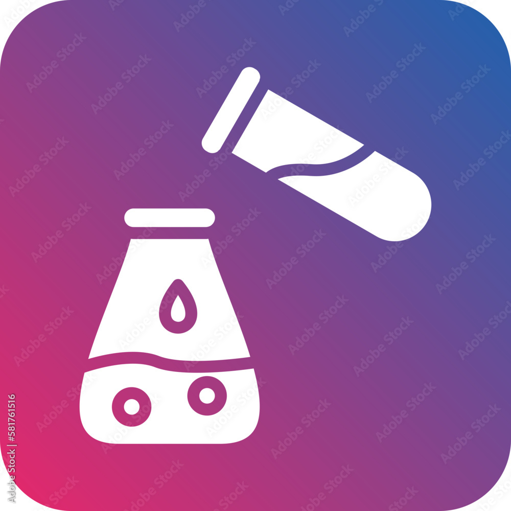 Vector Design Mixing Chemical Icon Style Vector Design Mixing Chemical Icon Style
