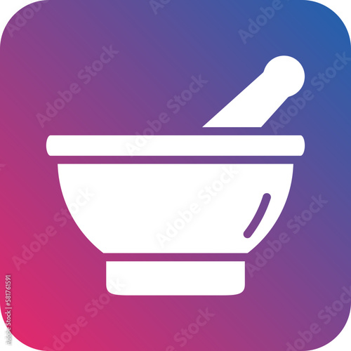 Vector Design Mortar Icon Style