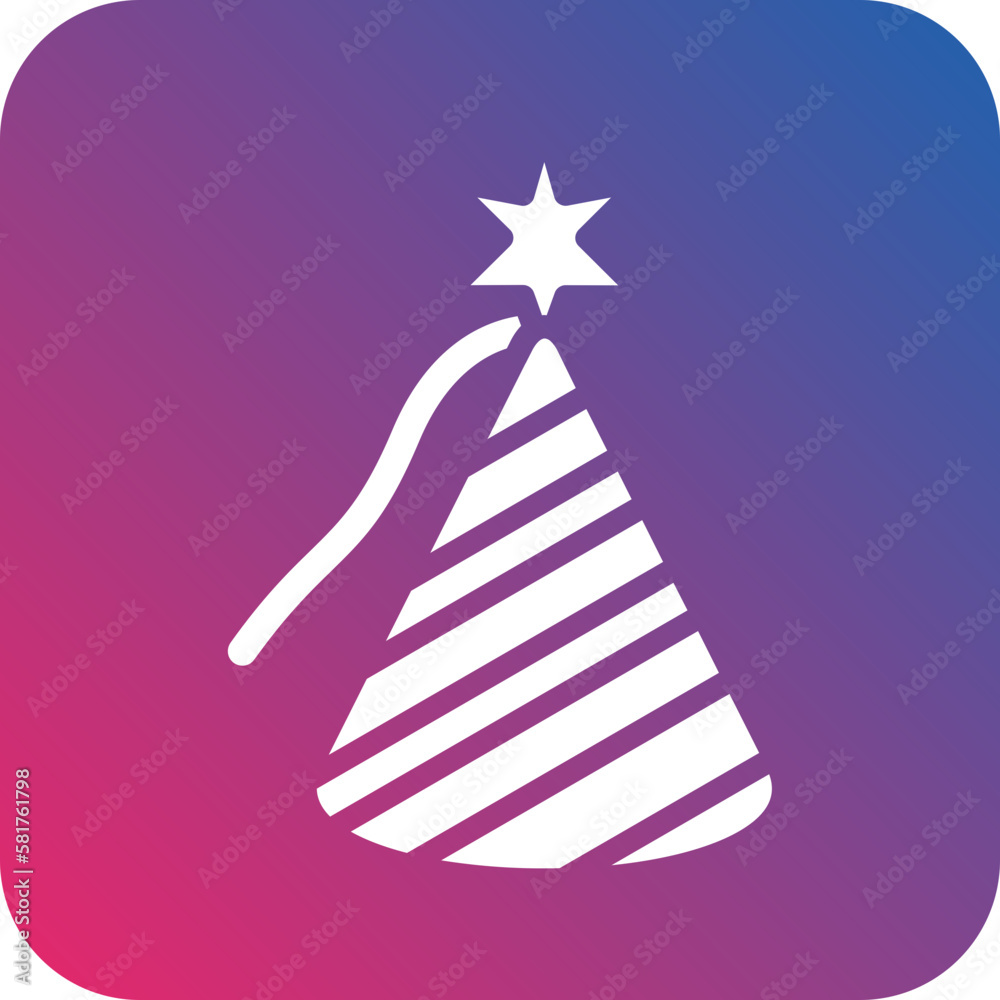 Vector Design Party Hat Icon Style Vector Design Party Hat Icon Style