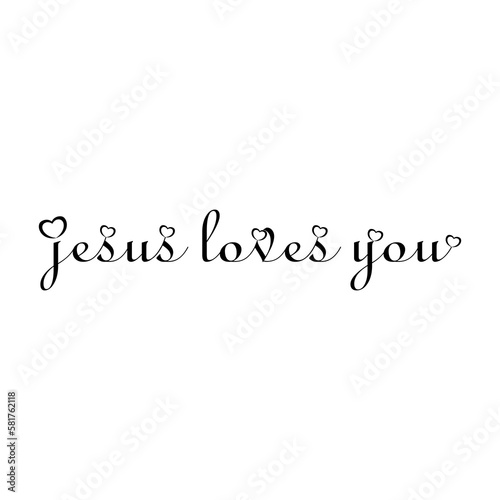 Jesus loves you icon isolated on transparent background