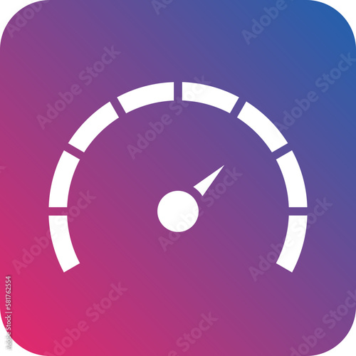 Vector Design Tachometer Icon Style