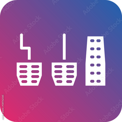 Vector Design Pedals Icon Style