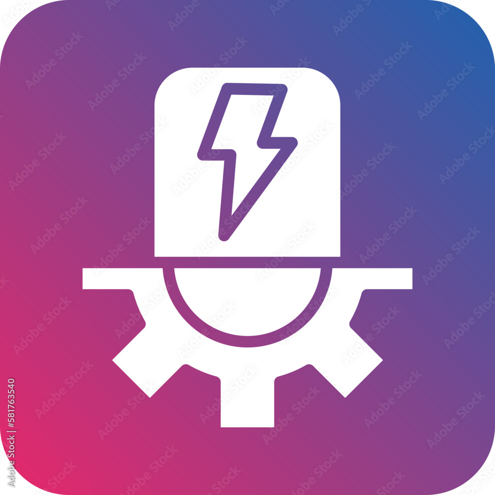 Fototapeta premium Vector Design Energy System Icon Style