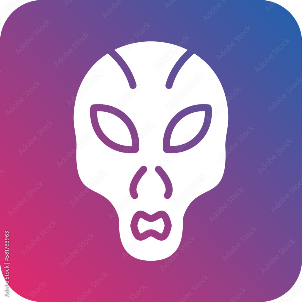 Vector Design Extraterrestrial Icon Style Vector Design Extraterrestrial Icon Style