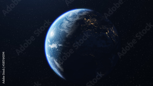 Planet earth seen from space