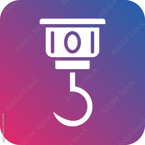 Vector Design Pirate Hook Icon Style