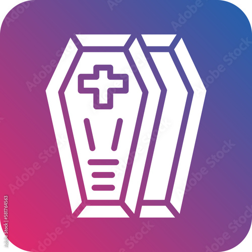 Vector Design Coffin Icon Style