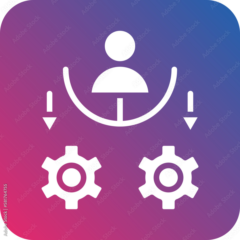Vector Design Management Icon Style Vector Design Management Icon Style