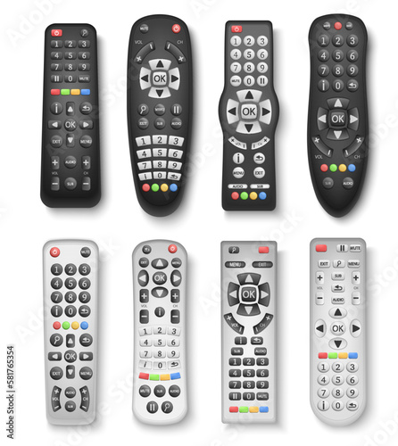 TV Remote Controller Realistic Set