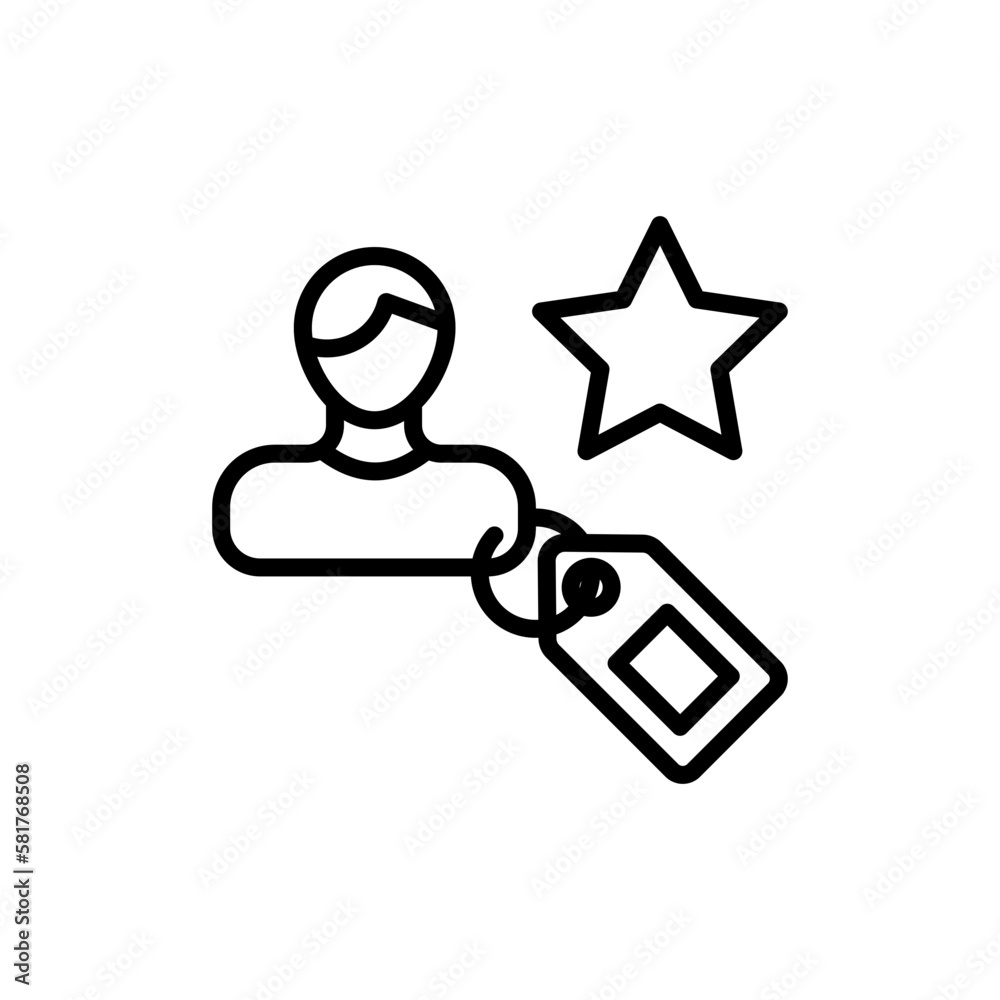 Personal Brand icon in vector. Illustration Personal Brand icon in vector. Illustration