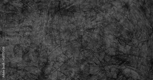 Black cement or concrete background with cracks  dark background  or texture