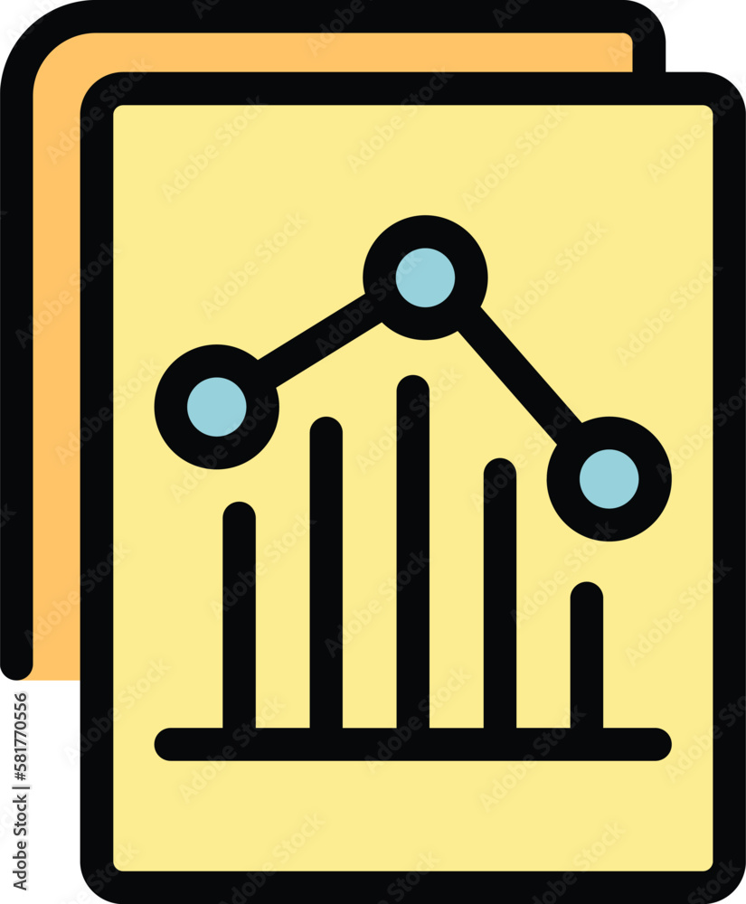 Increase business chart icon. Outline increase business chart vector icon for web design isolated on white background color flat Increase business chart icon. Outline increase business chart vector icon for web design isolated on white background color flat