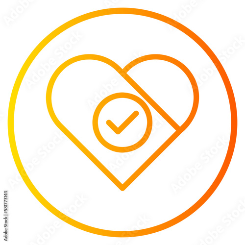 Free Download heart gradient icon - GFXLoad